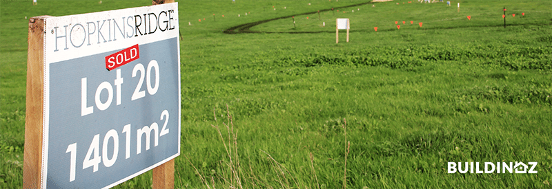 buying land off the plan build in oz
